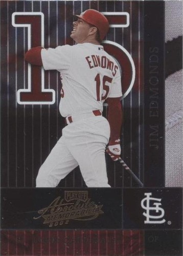 2002 Playoff Absolute Memorabilia - Jim Edmonds #136