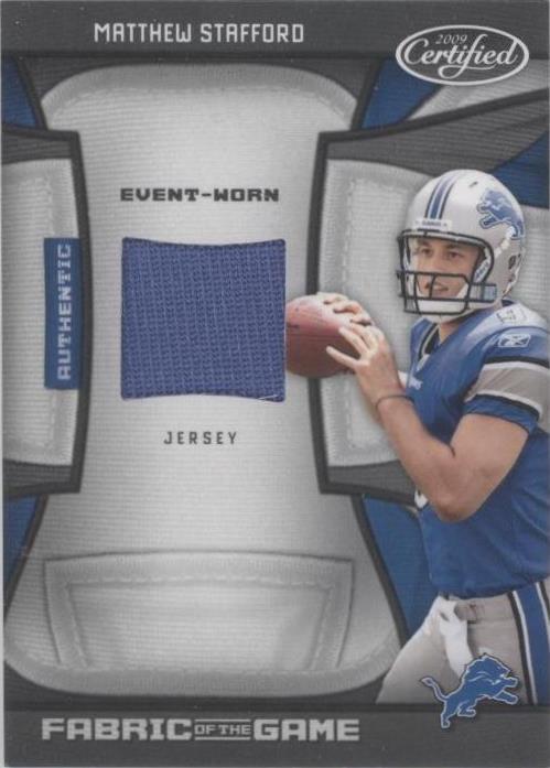 Matthew Stafford #27 2009 certificado