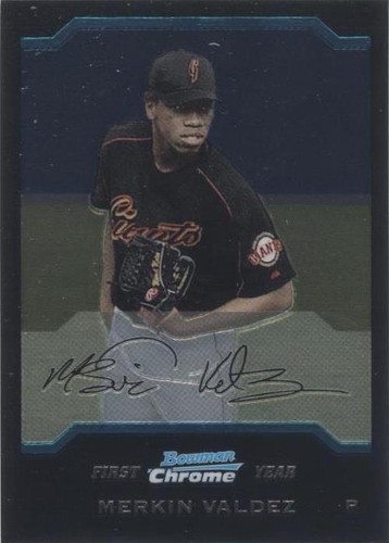 2004 Bowman Chrome - Merkin Valdez #171