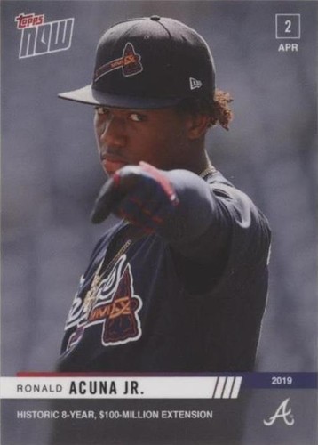 2019 Topps Now - Ronald Acuña Jr. #34