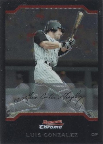LUIS GONZALEZ 3-CARD LOT 2022 1st Bowman Chrome Prospects 