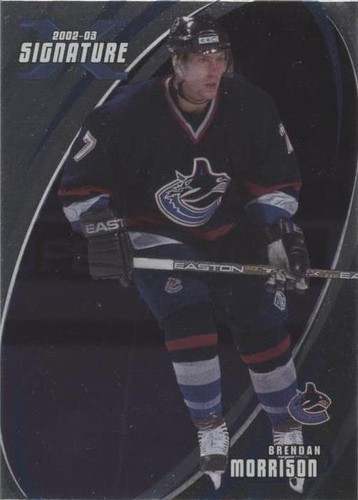 2002-03 In the Game Be A Player Signature Series - Brendan Morrison #056