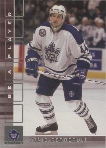 2001-02 In the Game Be A Player Memorabilia - Yanic Perreault #141