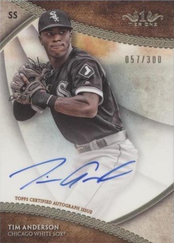 2017 Topps Tier One - Tim Anderson #BOA-TA