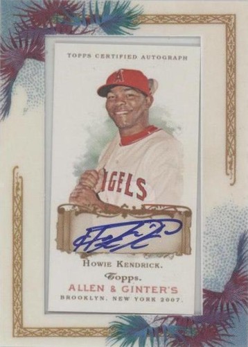 2007 Topps Allen & Ginter's - Howie Kendrick #AGA-HK