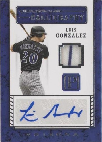 2016 Panini Pantheon - Luis Gonzalez #CC-LG