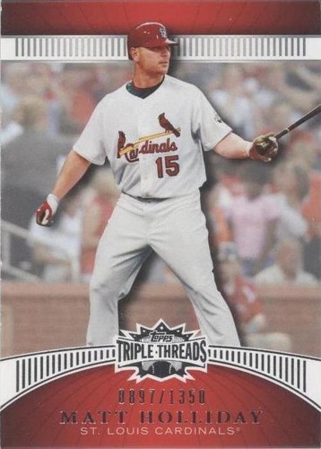 2010 Topps Triple Threads - Matt Holliday #103