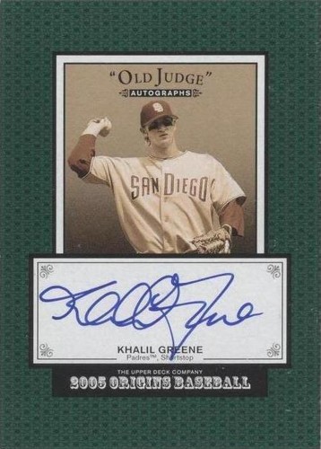2005 Upper Deck Origins - Khalil Greene #GR