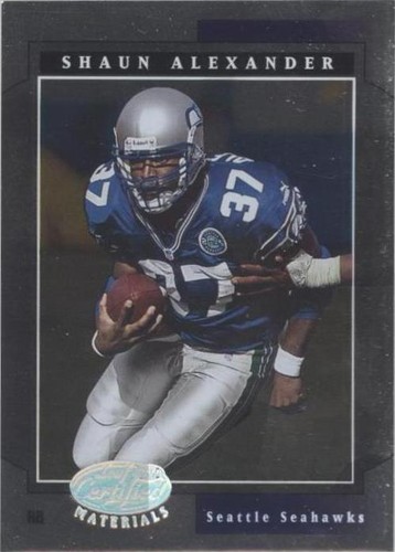 2001 Leaf Certified Materials Shaun Alexander #80