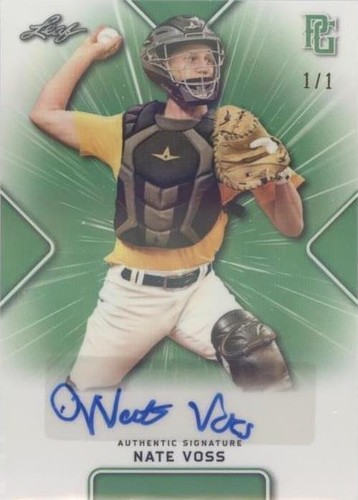 2021 Leaf Perfect Game National Showcase - Nate Voss #BA-NV1