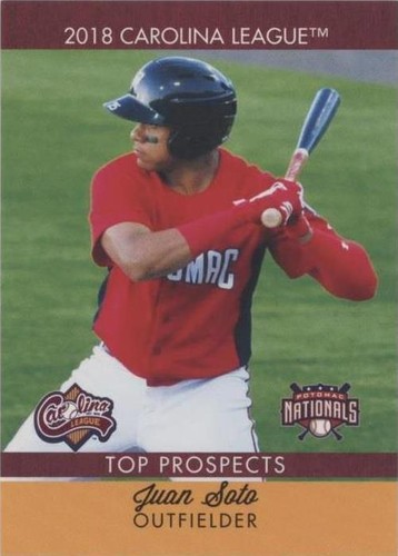 2018 Choice Carolina League Top Prospects - Juan Soto #21