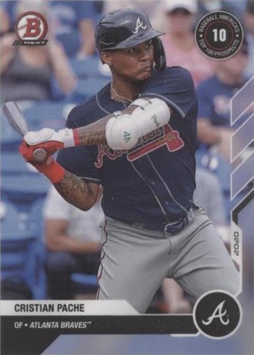 2020-21 Bowman Next Topps Now Baseball America Top 100 Prospects - Cristian Pache #BA-46