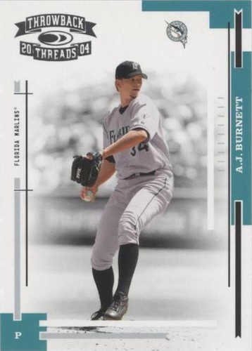 2004 Donruss Throwback Threads - A. J. Burnett #73