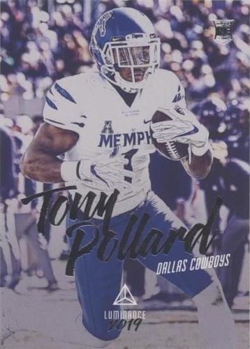 2019 Panini Luminance Tony Pollard #128