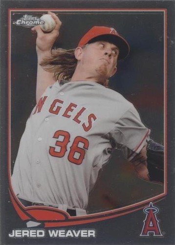 2013 Topps Chrome - Jered Weaver #106