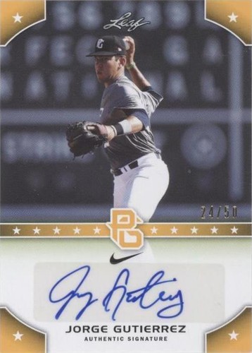 2015 Leaf Perfect Game National Showcase - Jorge Gutierrez #PG-JG2