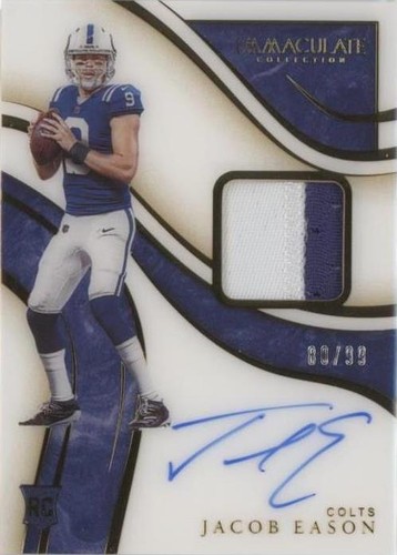 2020 Panini Immaculate Collection Jacob Eason #ISP5