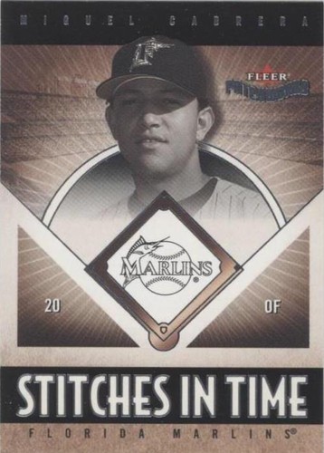 2004 Fleer Patchworks - Miguel Cabrera #14ST