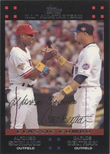 2007 Topps - Alfonso Soriano Carlos Beltran #176