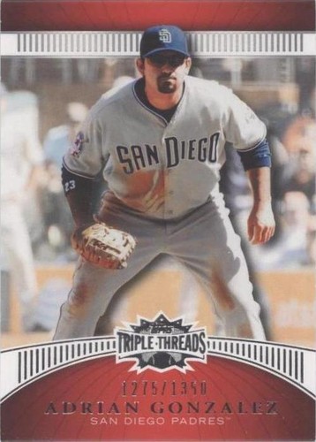 2010 Topps Triple Threads - Adrian Gonzalez #31