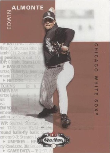 2002 Fleer Box Score - Edwin Almonte #167