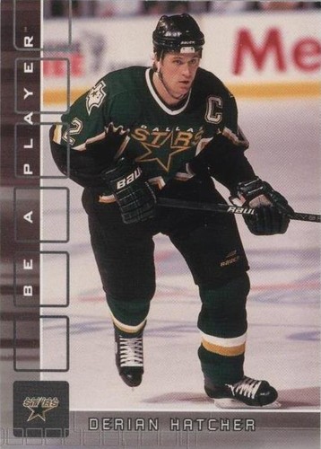 2001-02 In the Game Be A Player Memorabilia - Derian Hatcher #118