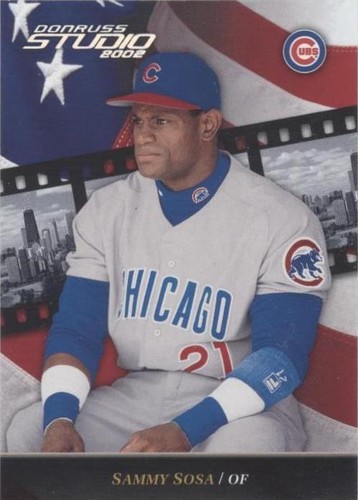 2002 Donruss Studio - Sammy Sosa #9