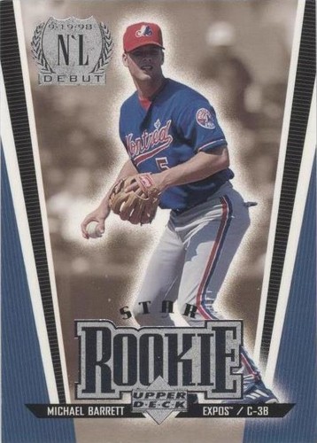 2000 Upper Deck #163 Michael Barrett Expos Signed Auto