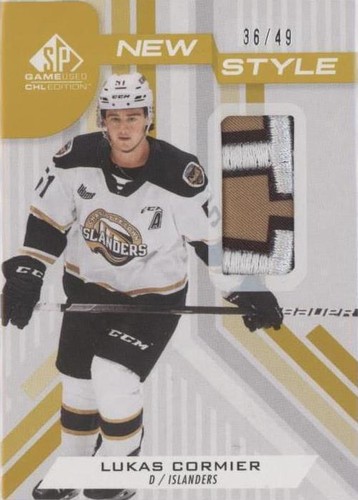 2021-22 Upper Deck SP Game Used CHL Edition - Lukas Cormier #NS-LC