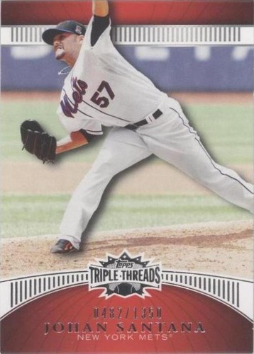 2010 Topps Triple Threads - Johan Santana #41