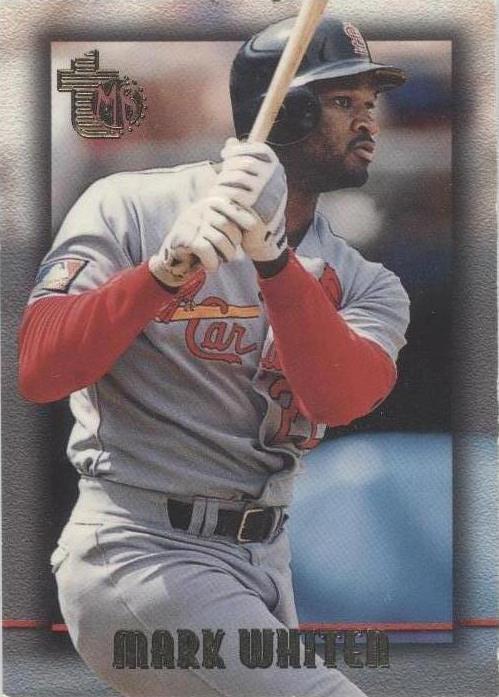 1995 Topps Embossed - Mark Whiten #88