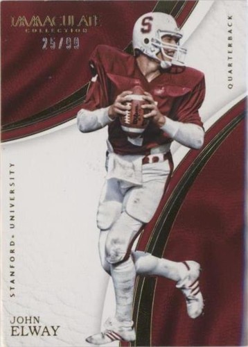 2017 Panini Immaculate Collection Collegiate John Elway #17