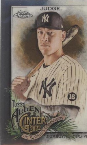 2022 Topps Allen & Ginter Chrome - Aaron Judge #11