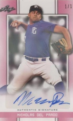 2019 Leaf Perfect Game National Showcase - Nicholas Del Prado #BA-NDP