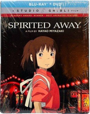 FACTORY SEALED with SLIPCOVER Spirited Away [Bluray/DVD] Studio Ghibli Miyazaki