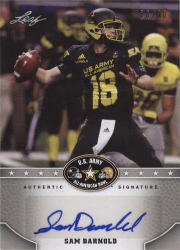2015 Leaf U.S. Army All-American Bowl Sam Darnold #BA-SD1