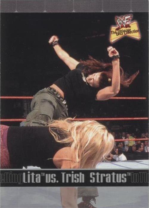 2001 Fleer WWF The Ultimate Divas Collection - Lita Trish Stratus #83