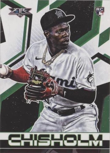 2021 Topps Fire - Jazz Chisholm #40