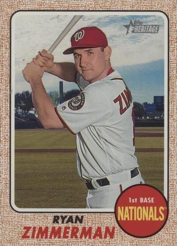 2017 Topps Heritage - Ryan Zimmerman #144