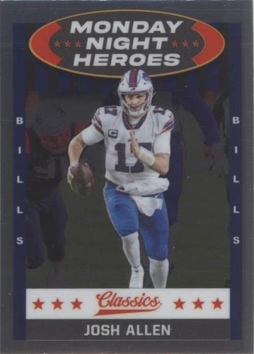 2021 Panini Classics Josh Allen #MNH-20