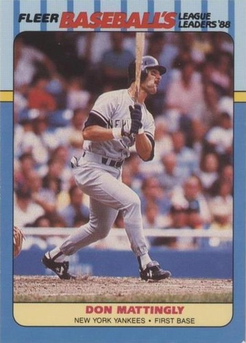 1988 Fleer Baseball's League Leaders - Don Mattingly #25