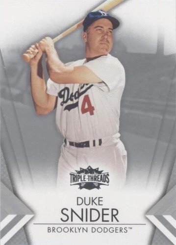 2012 Topps Triple Threads - Duke Snider #61