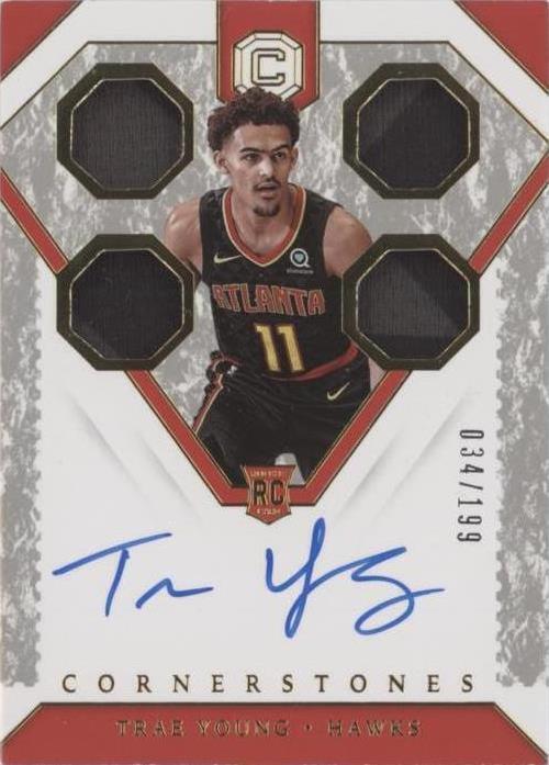 Trae Young RC Auto Cornerstones トレイ・ヤング 594_20_1170