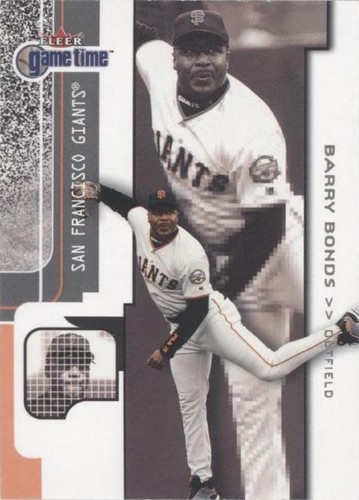 2001 Fleer Game Time - Barry Bonds #5