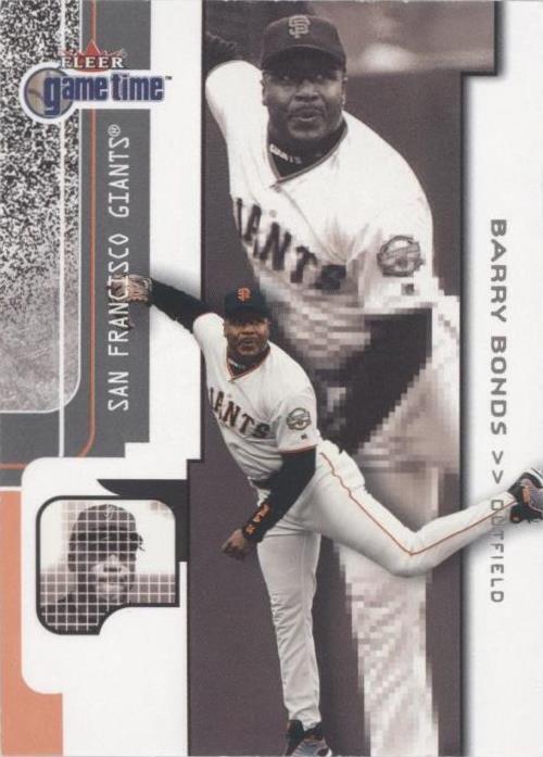 2001 Fleer Game Time - Barry Bonds #5