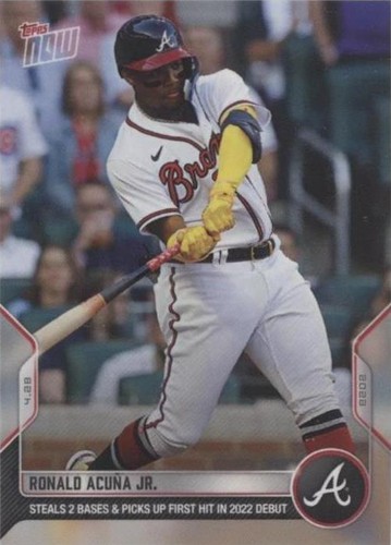2022 Topps Now - Ronald Acuña Jr. #105