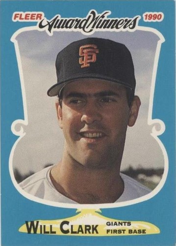1990 Fleer Award Winners - Will Clark #7
