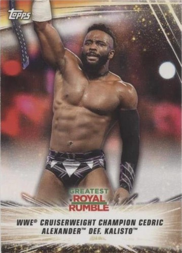 2019 Topps WWE Summerslam - Cedric Alexander #55