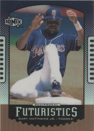 2000 Upper Deck Ionix - Gary Matthews Jr. #R90