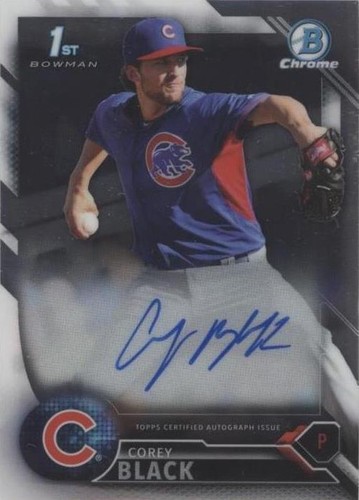2016 Bowman Chrome - Corey Black #CPA-CB